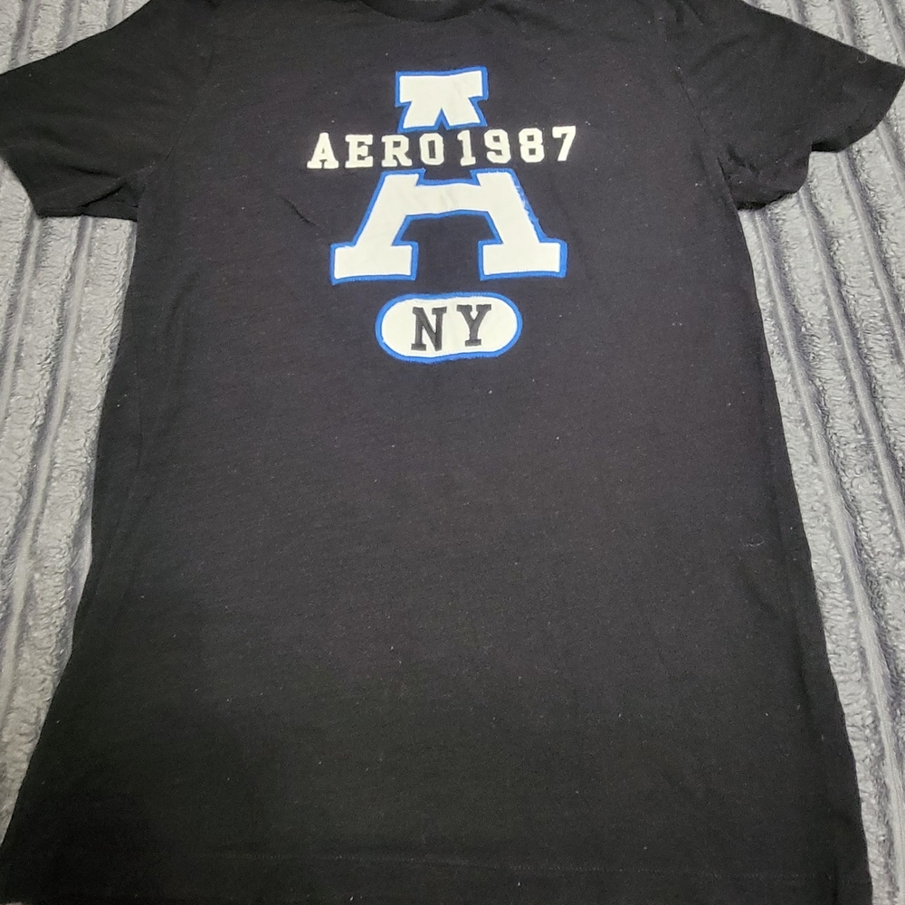 Aeropostale Black Crewneck Tee